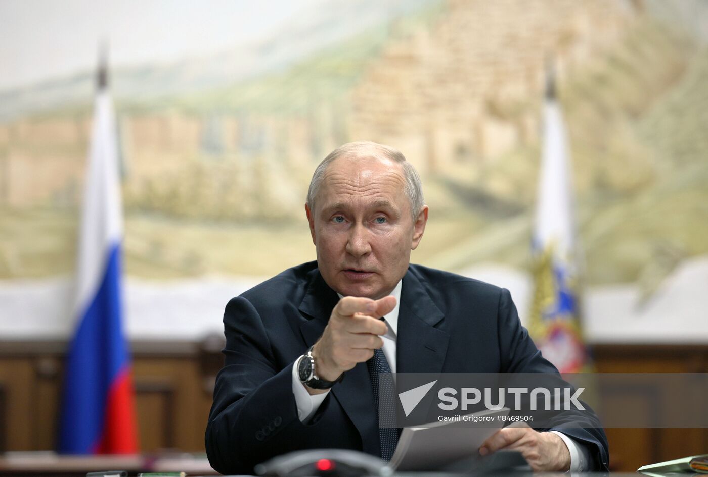 Russia Putin North Caucasian Federal District