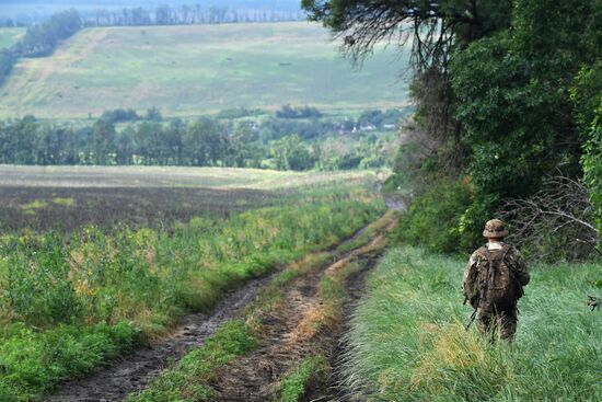 Russia Ukraine Military Operation Motorized Infantry Unit