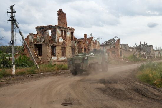 Russia Ukraine Military Operation Motorized Infantry Unit