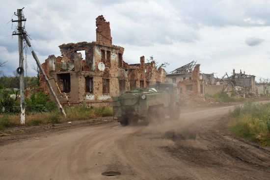 Russia Ukraine Military Operation Motorized Infantry Unit