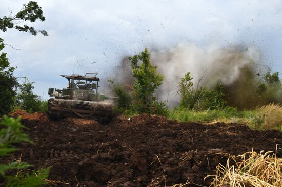 Russia Ukraine Military Operation Motorized Infantry Unit