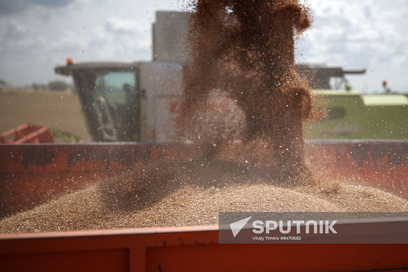 Russia Agriculture Wheat Harvesting