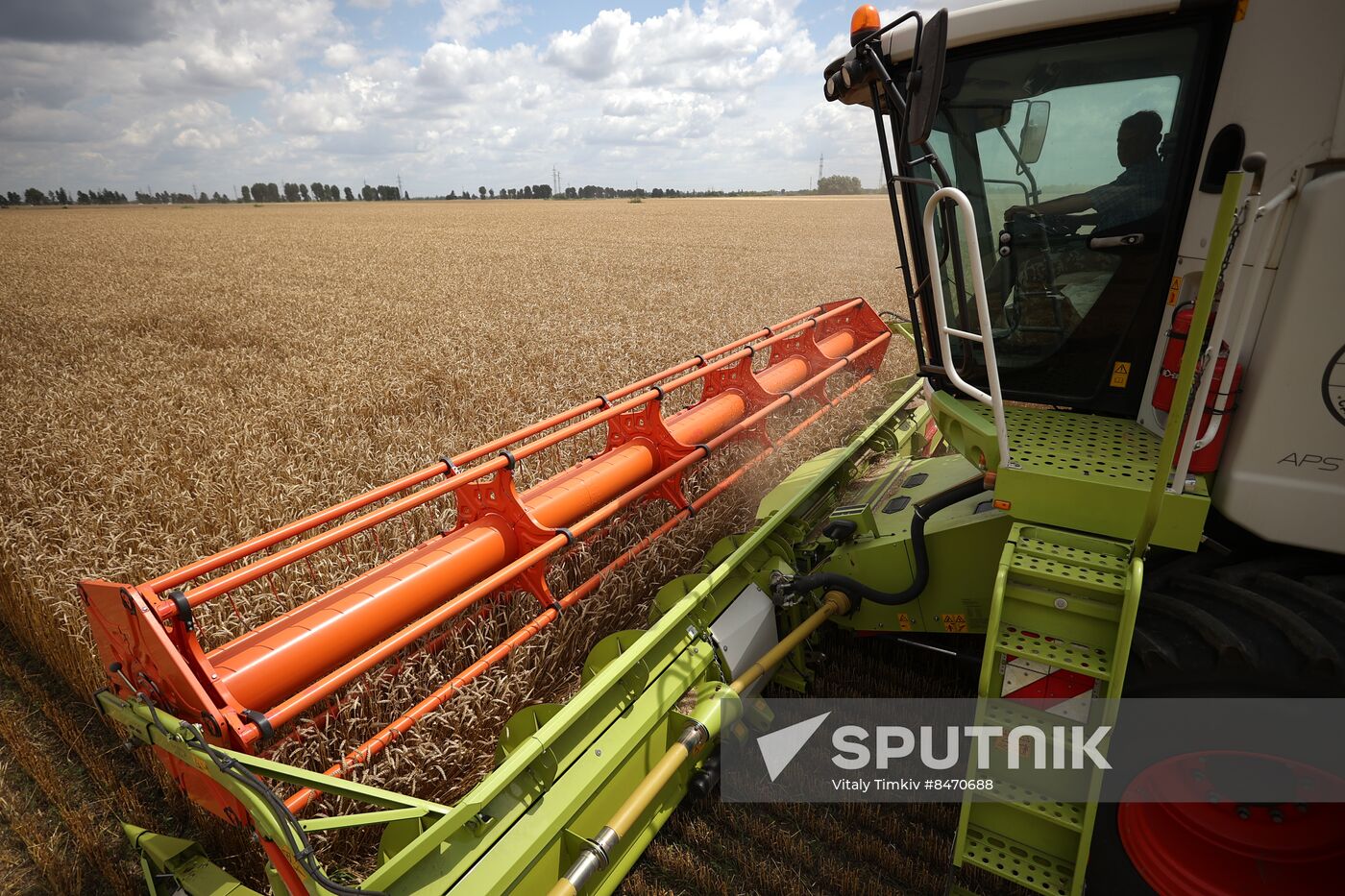 Russia Agriculture Wheat Harvesting