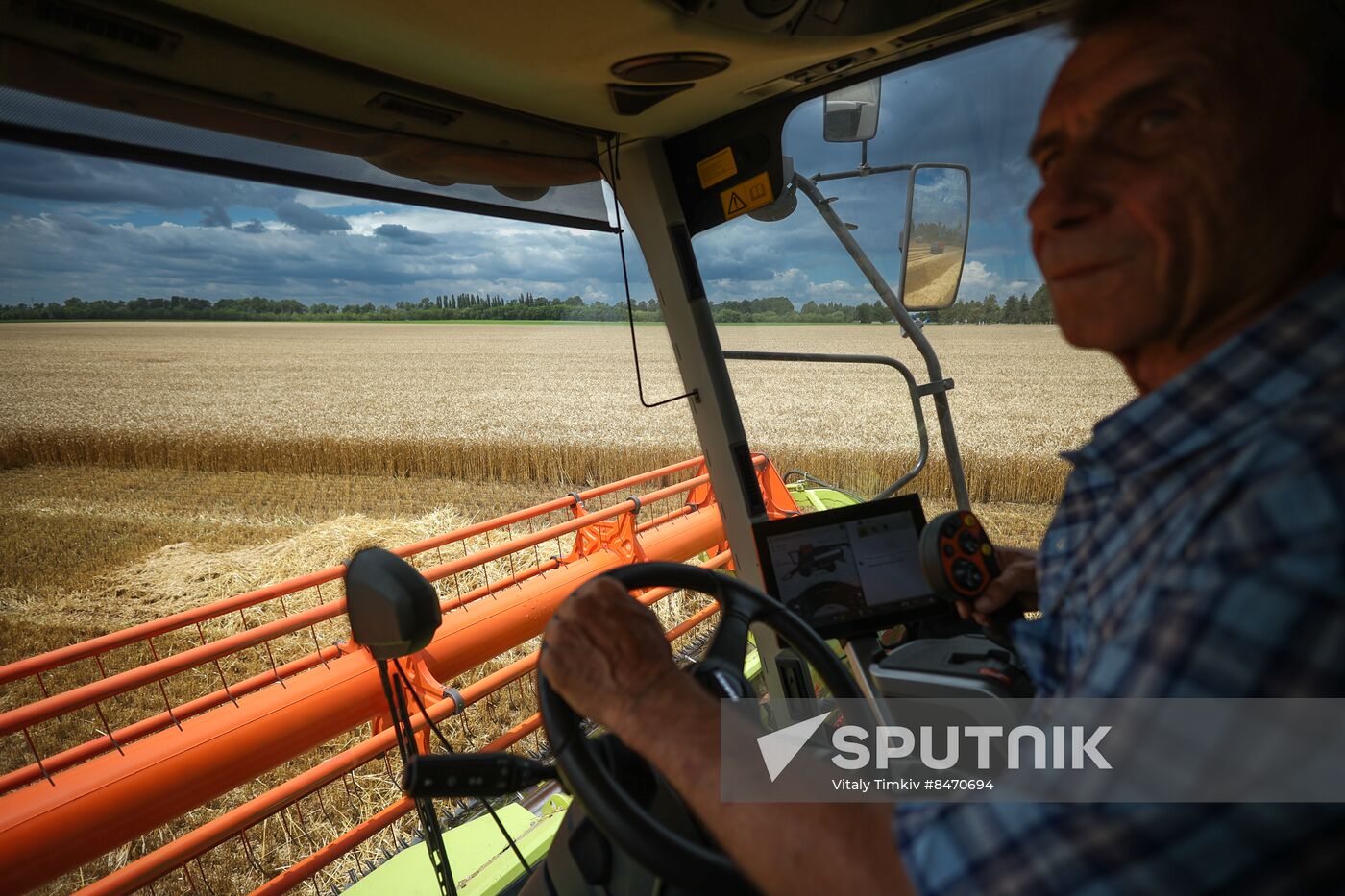 Russia Agriculture Wheat Harvesting