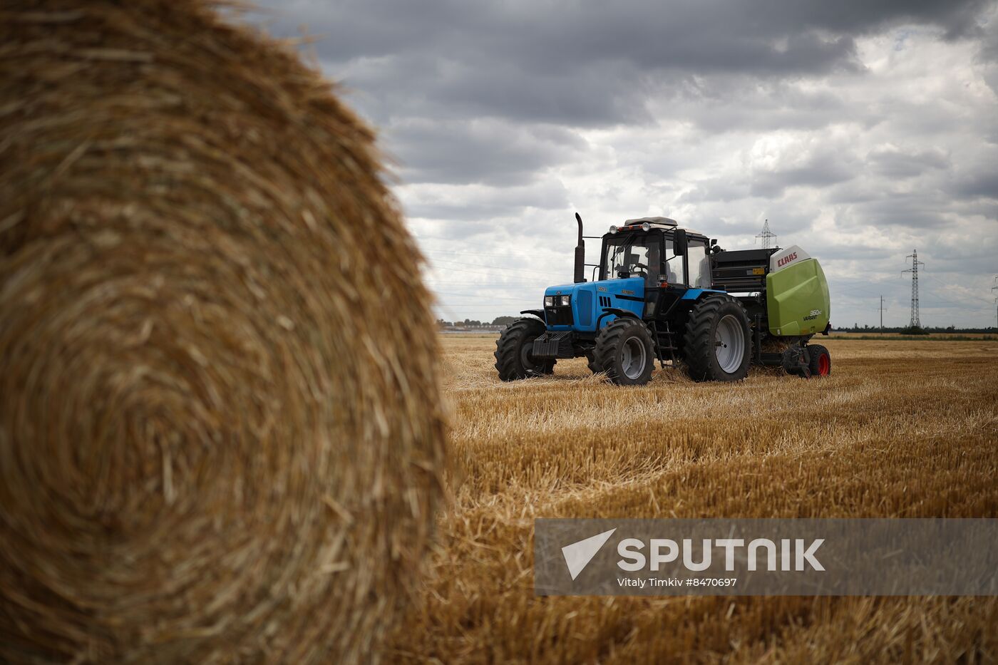 Russia Agriculture Wheat Harvesting