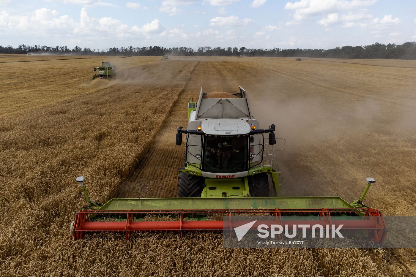 Russia Agriculture Wheat Harvesting