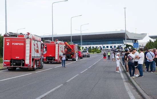 Moldova Airport Security Incident