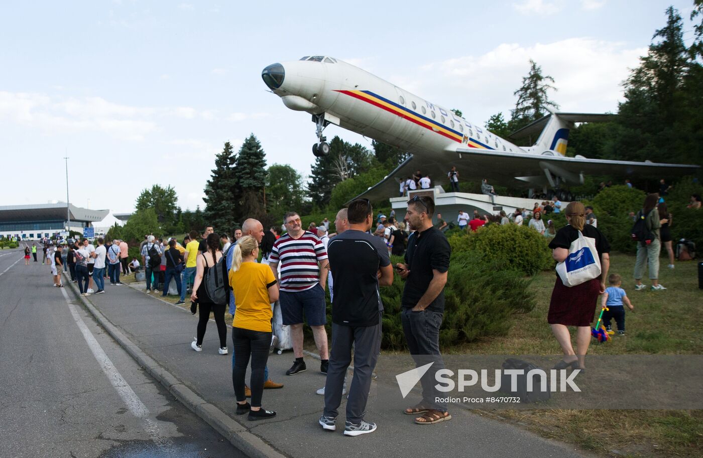 Moldova Airport Security Incident