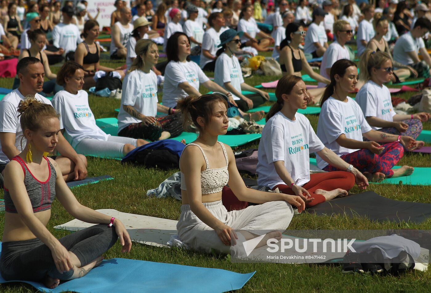 Russia Yoga Day