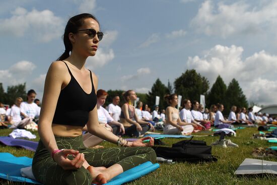 Russia Yoga Day