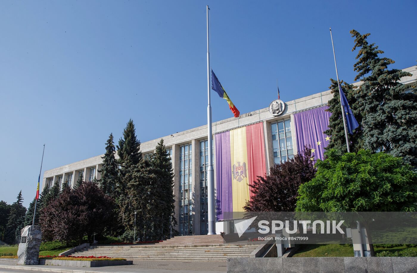 Moldova Airport Shooting Mourning