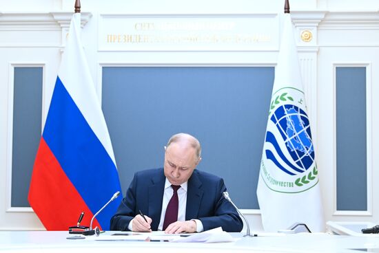 Russia Putin SCO Heads of State Council