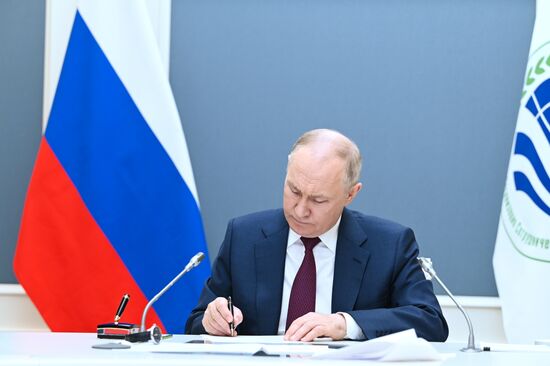 Russia Putin SCO Heads of State Council