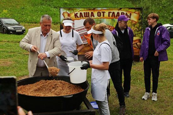Kasha festival in Kashin