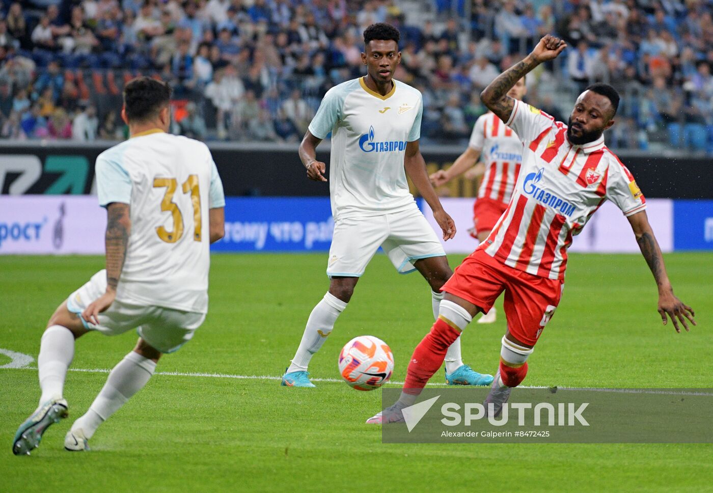 Russia Soccer PARI Premier Cup Crvena Zvezda - Zenit