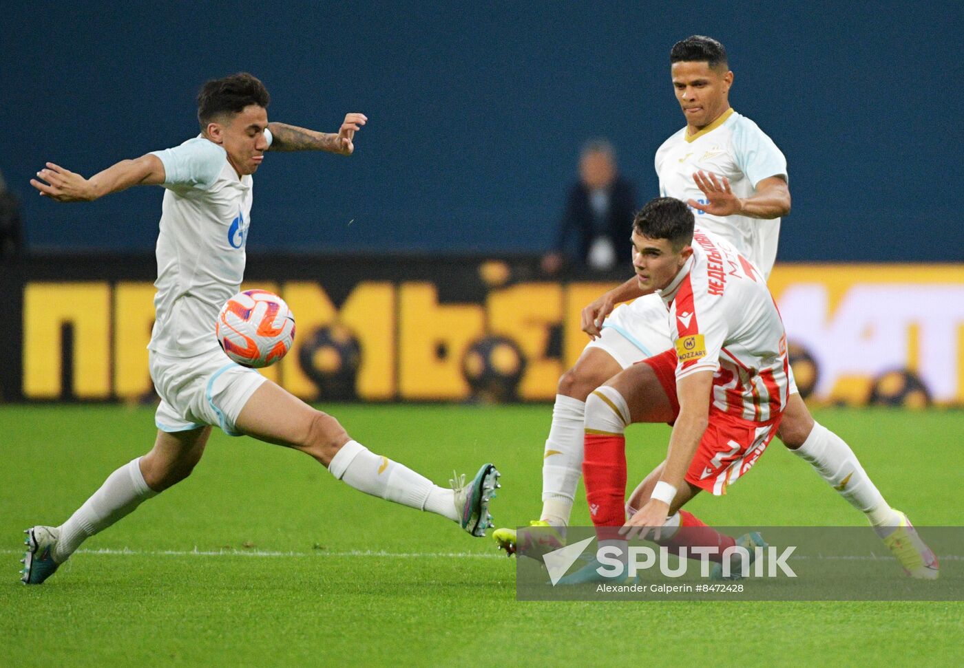 Russia Soccer PARI Premier Cup Crvena Zvezda - Zenit