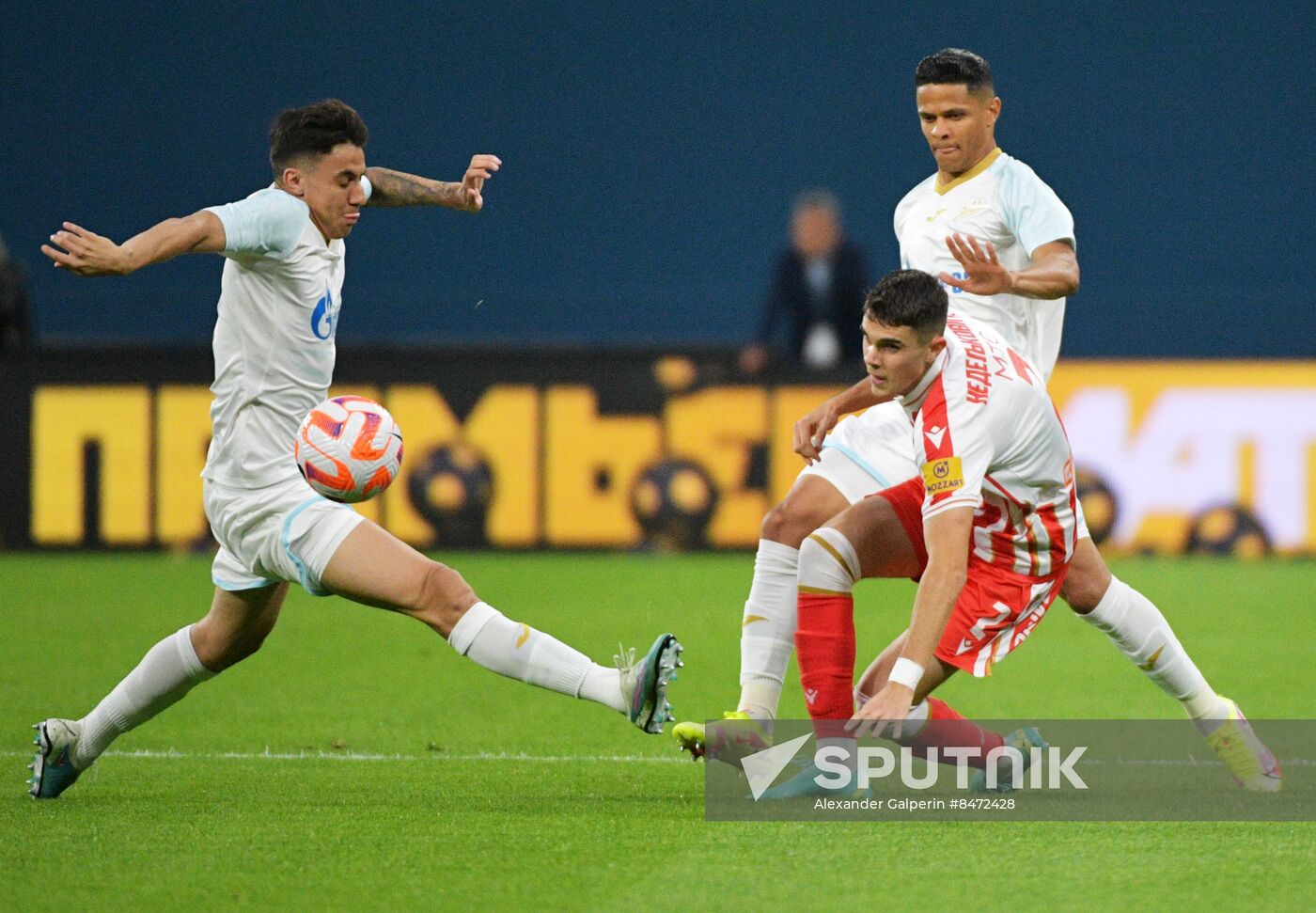 Russia Soccer PARI Premier Cup Crvena Zvezda - Zenit