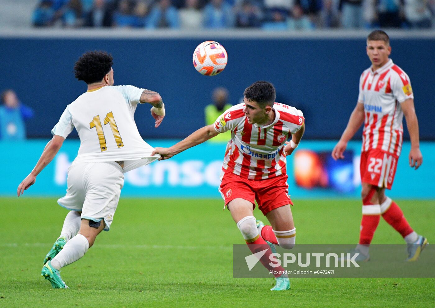 Russia Soccer PARI Premier Cup Crvena Zvezda - Zenit