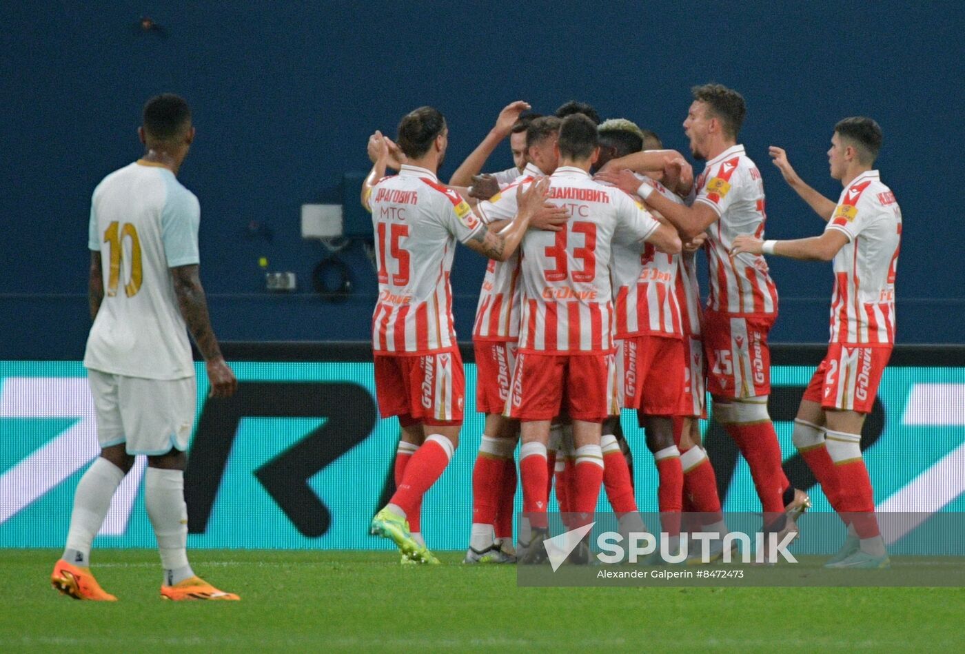 Russia Soccer PARI Premier Cup Crvena Zvezda - Zenit