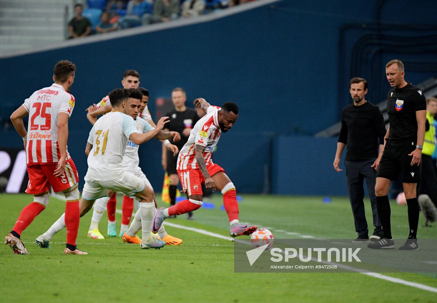 Russia Soccer PARI Premier Cup Crvena Zvezda - Zenit