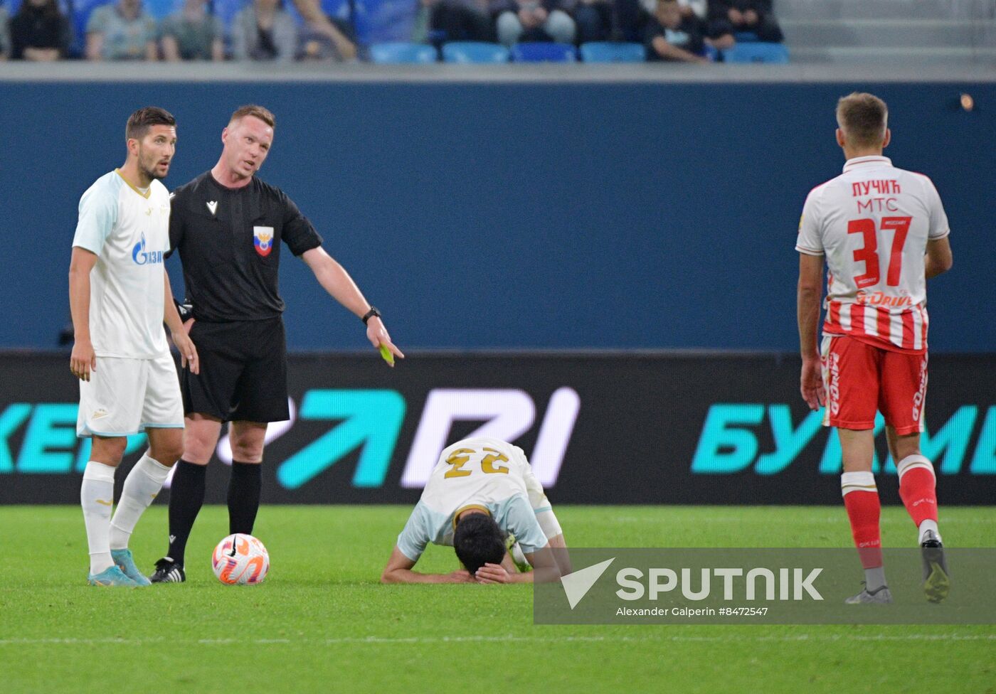 Russia Soccer PARI Premier Cup Crvena Zvezda - Zenit