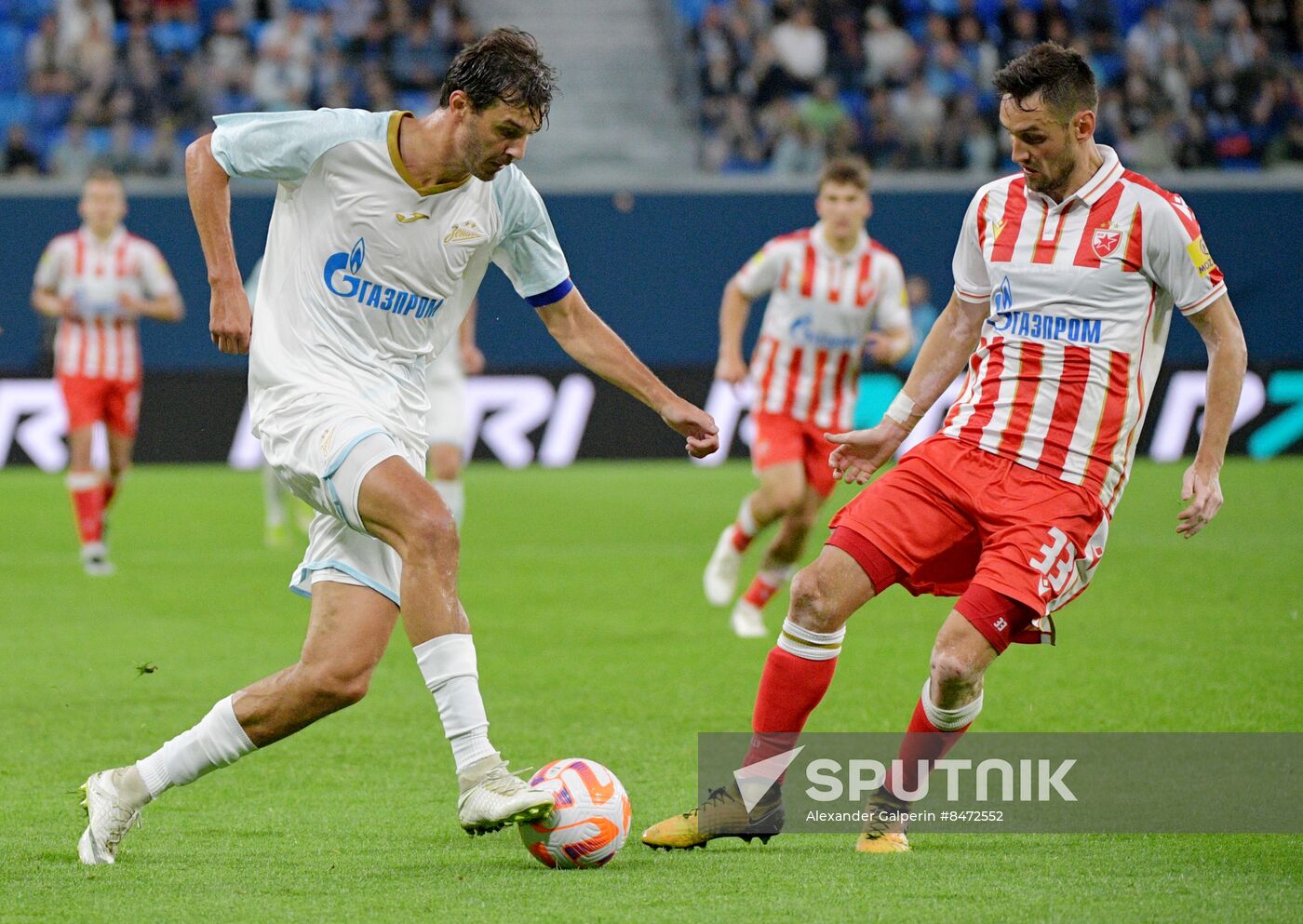 Russia Soccer PARI Premier Cup Crvena Zvezda - Zenit