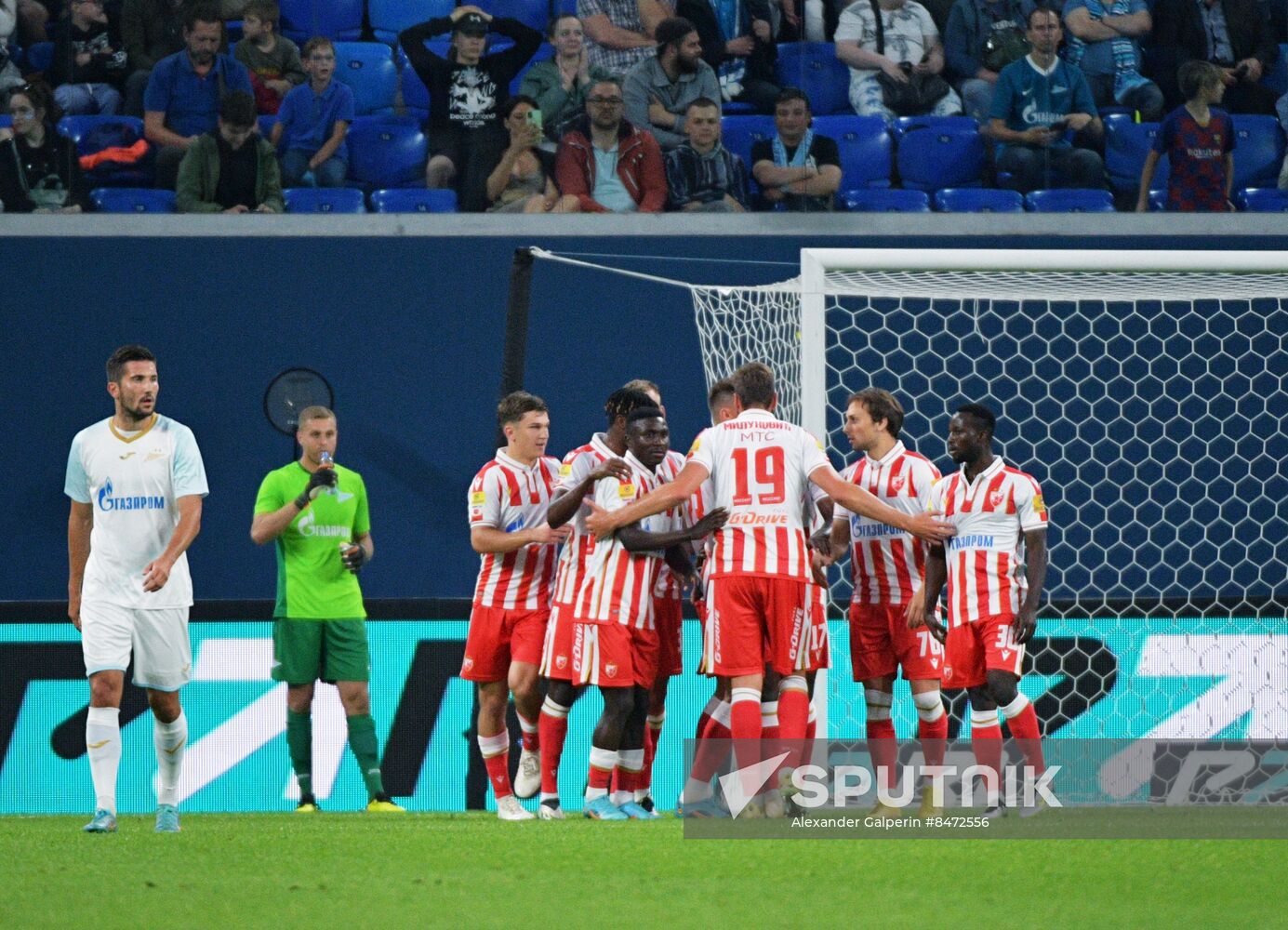 Russia Soccer PARI Premier Cup Crvena Zvezda - Zenit