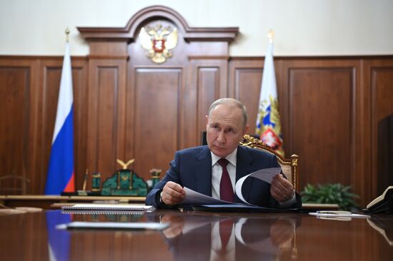 Russia Putin Mishustin