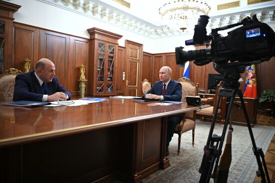 Russia Putin Mishustin