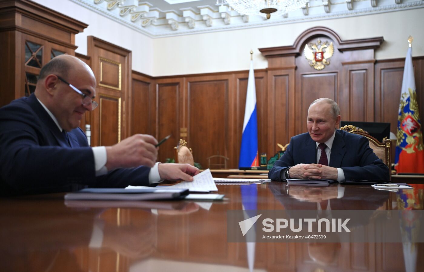 Russia Putin Mishustin