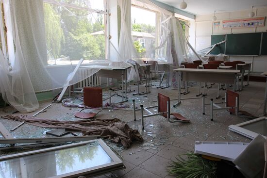 Russia Ukraine Military Operation Shelling