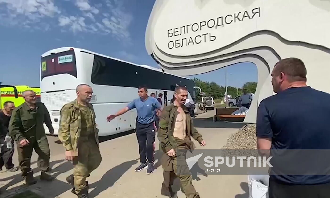 Russia Ukraine Military Operation POW Exchange