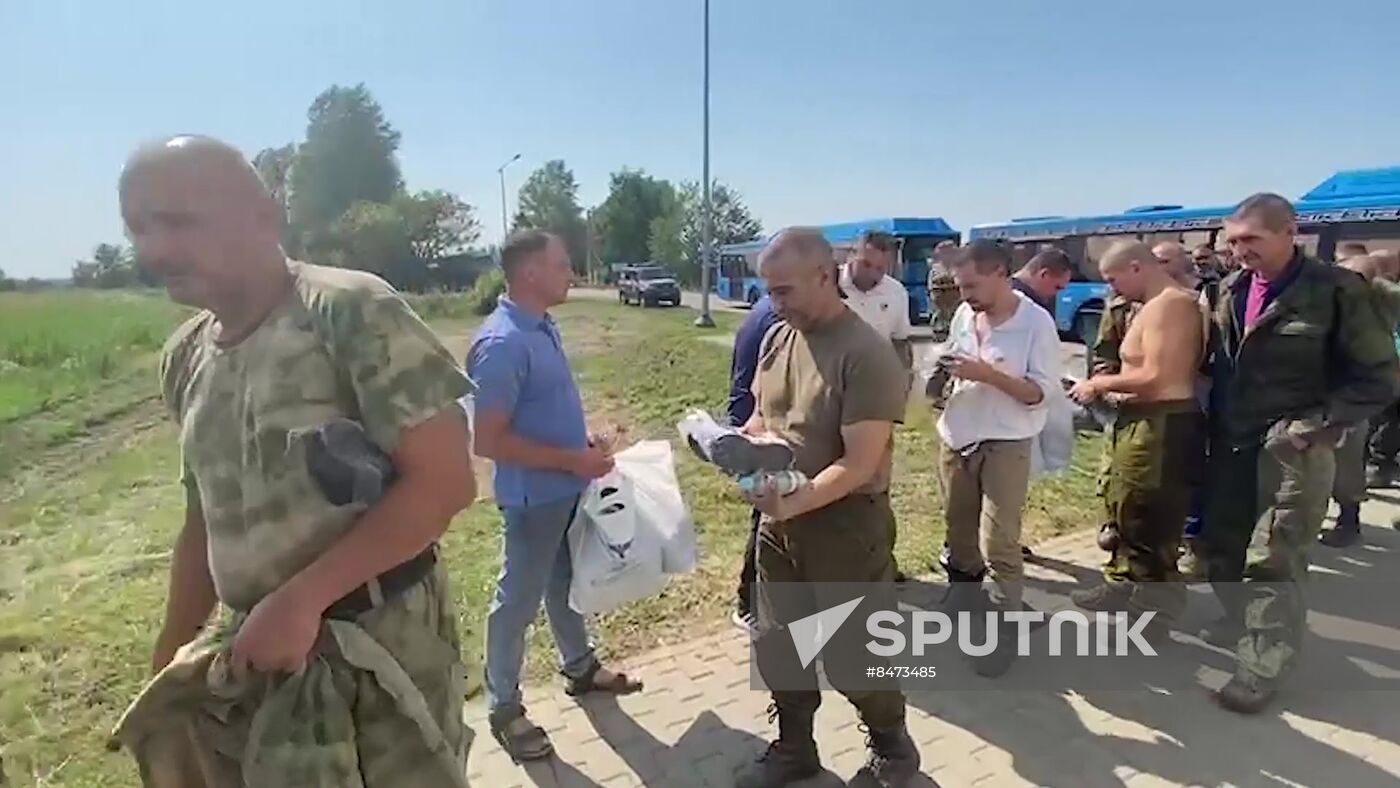 Russia Ukraine Military Operation POW Exchange