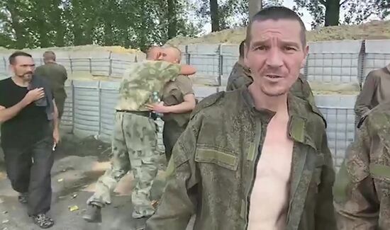 Russia Ukraine Military Operation POW Exchange