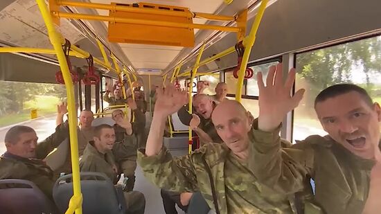 Russia Ukraine Military Operation POW Exchange