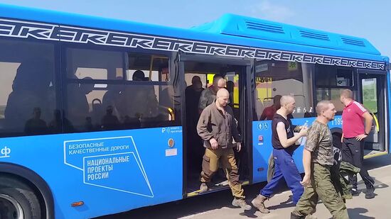Russia Ukraine Military Operation POW Exchange