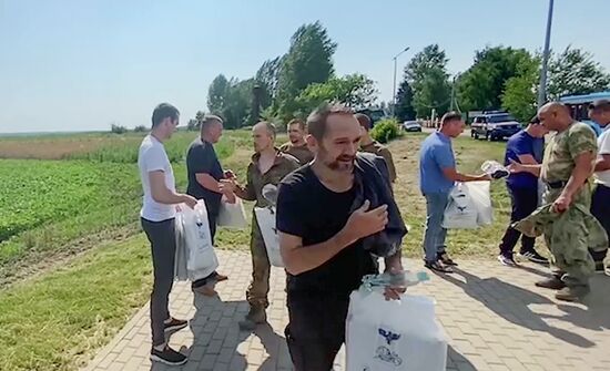 Russia Ukraine Military Operation POW Exchange