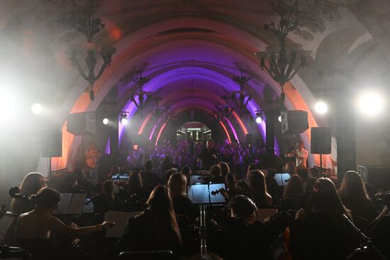 Russia Moscow Transport Day Orchestra