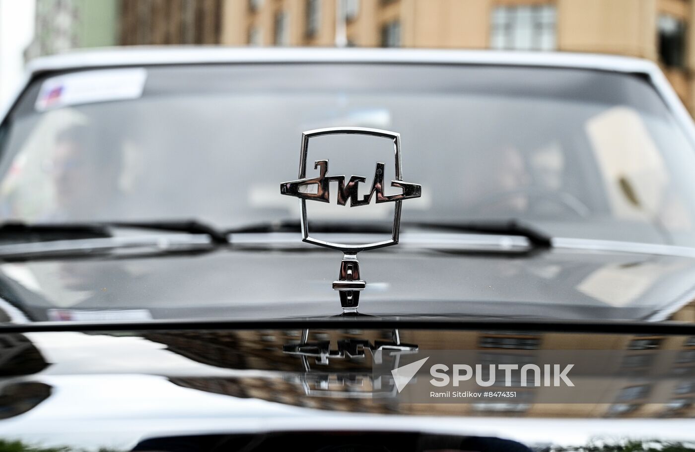 Russia Moscow Transport Day Retro Parade