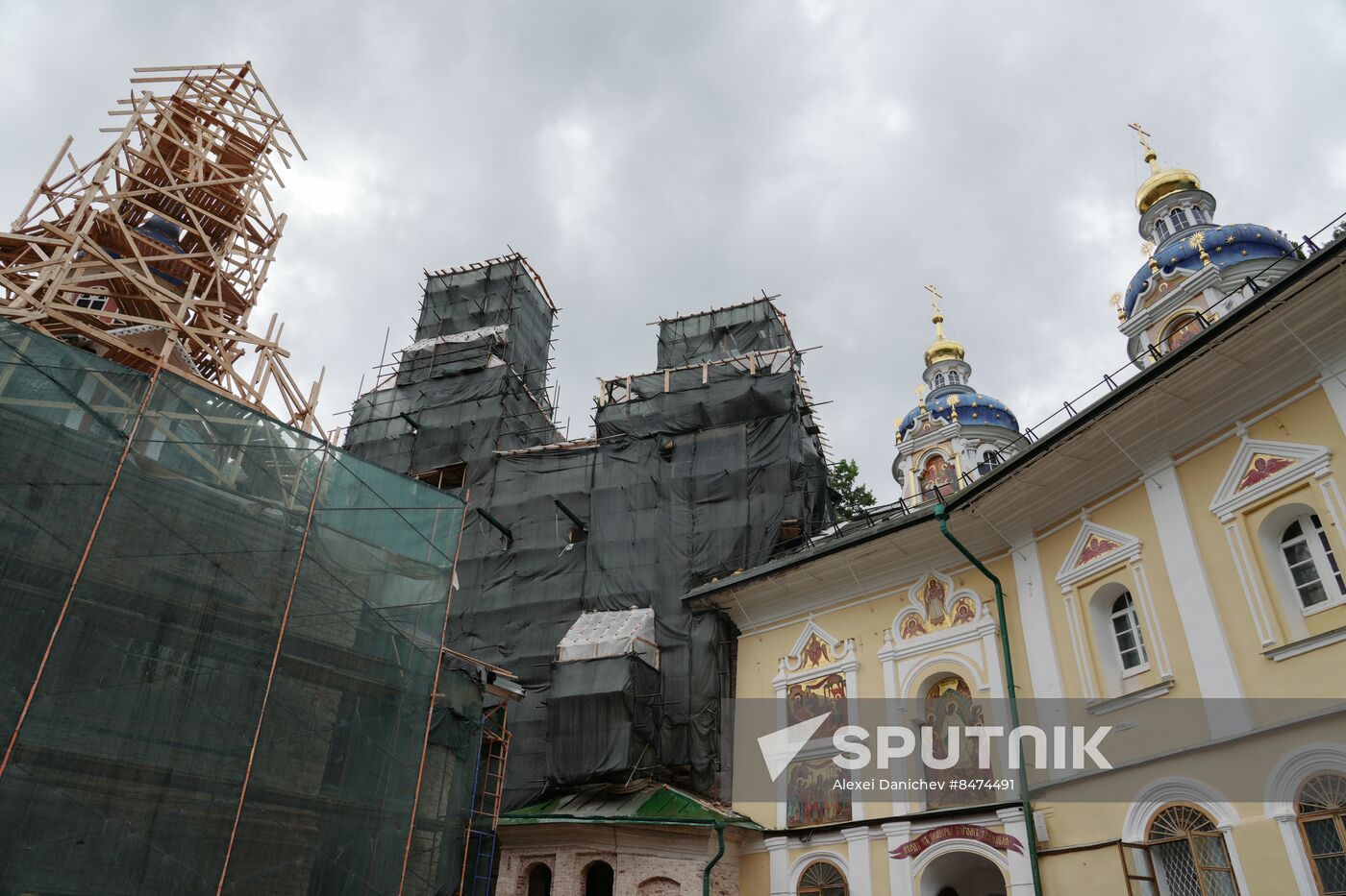 Russia Religion Monastery Restoration