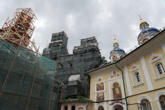 Russia Religion Monastery Restoration