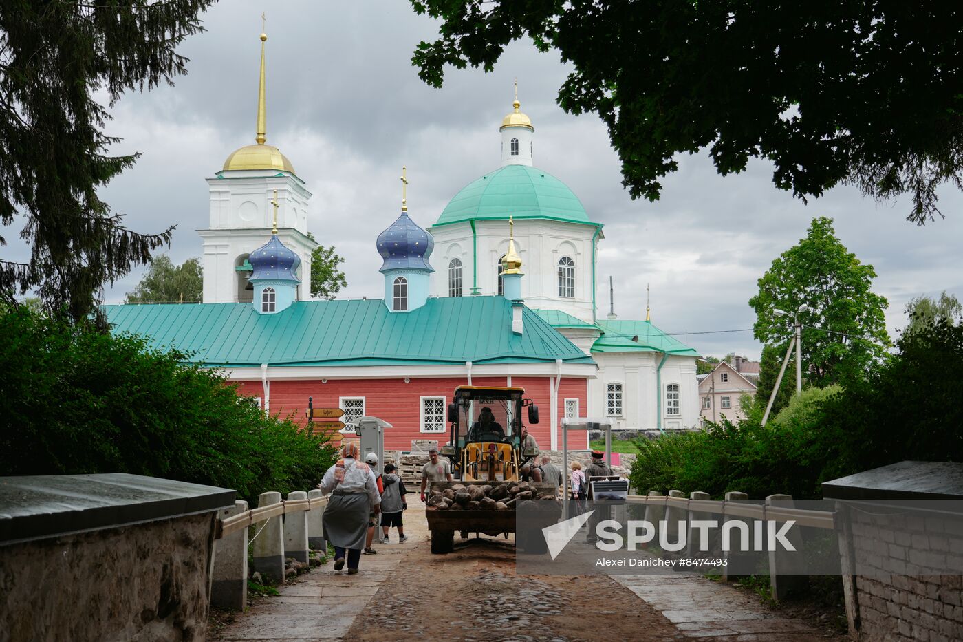 Russia Religion Monastery Restoration