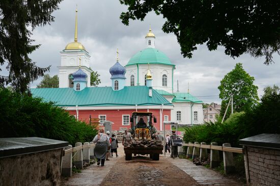 Russia Religion Monastery Restoration