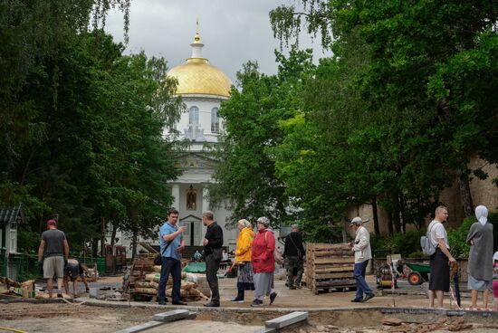 Russia Religion Monastery Restoration