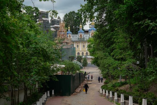 Russia Religion Monastery Restoration
