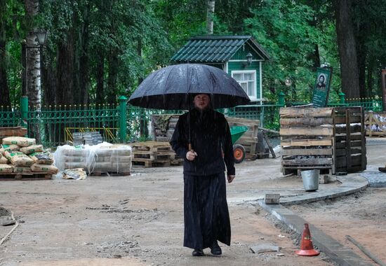 Russia Religion Monastery Restoration