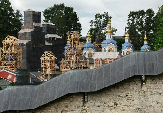 Russia Religion Monastery Restoration