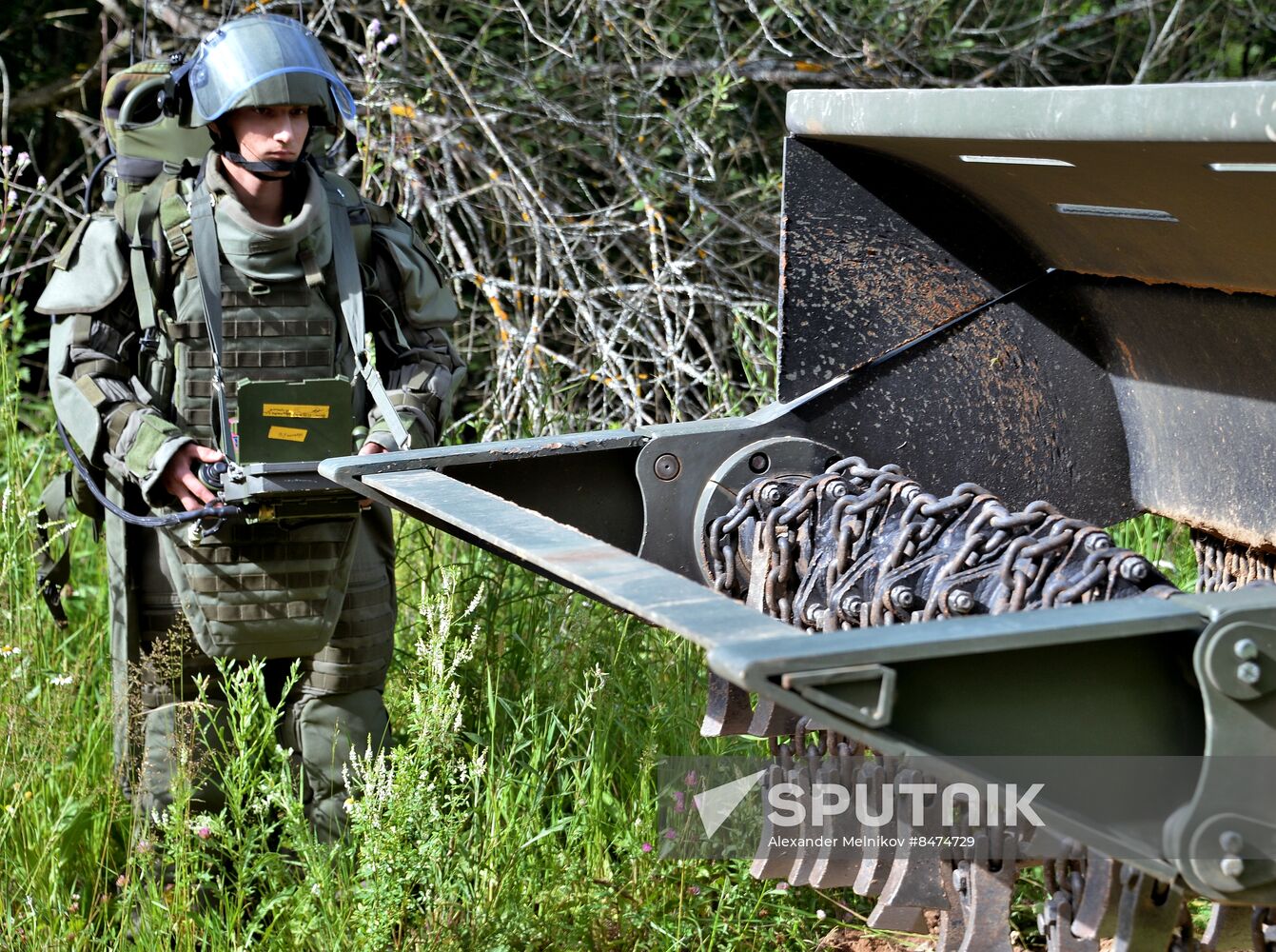 Russia Ukraine Military Operation Engineer Troops