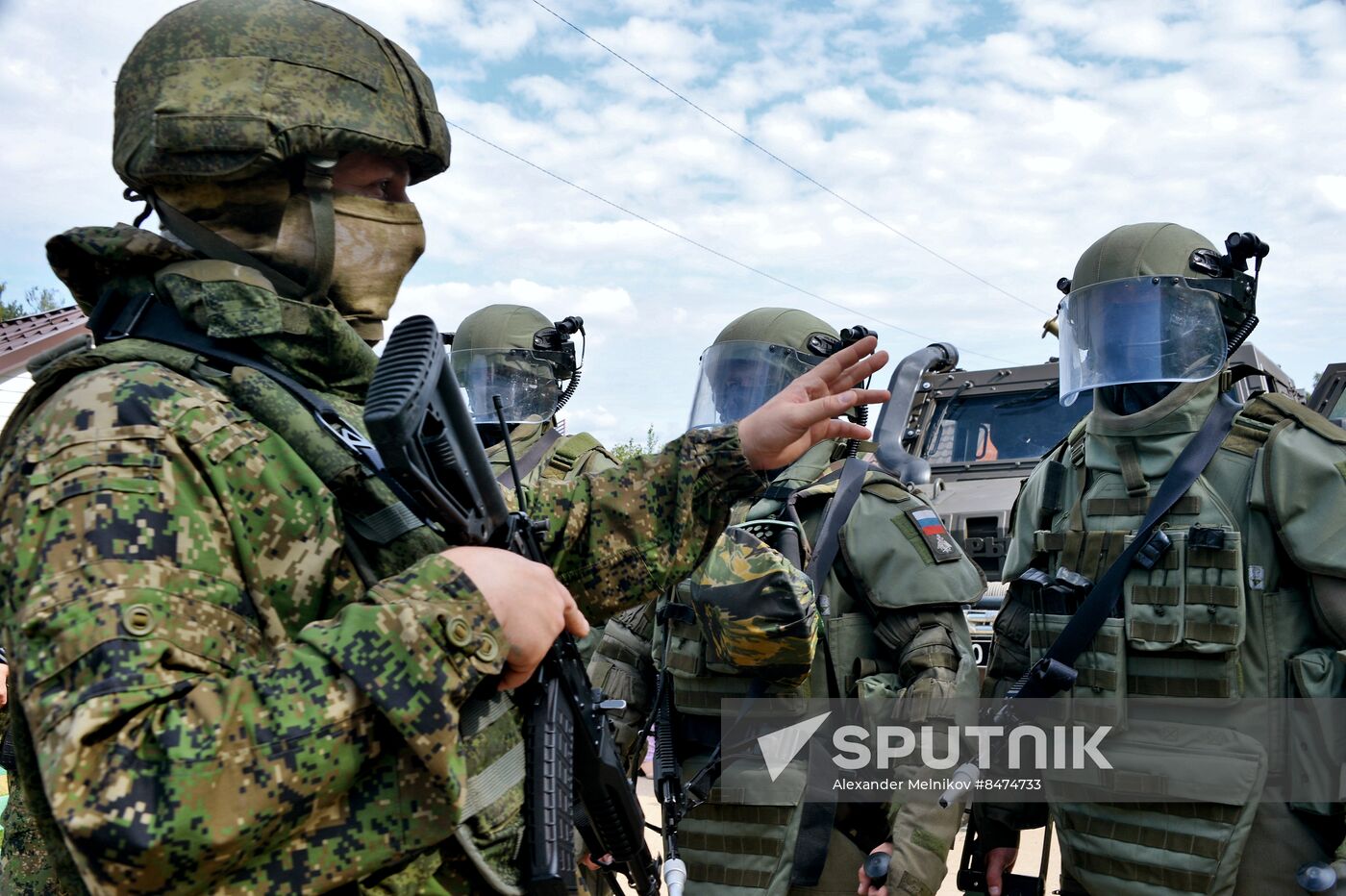 Russia Ukraine Military Operation Engineer Troops