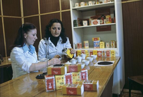 Batumi tea-packing factory